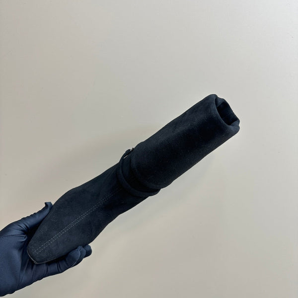 NIKI BOOTIES IN BLACK SUEDE