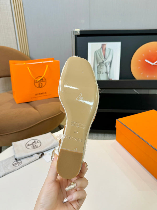 Espadrillas Elda 80 Pelle di vitello Epsom arancione