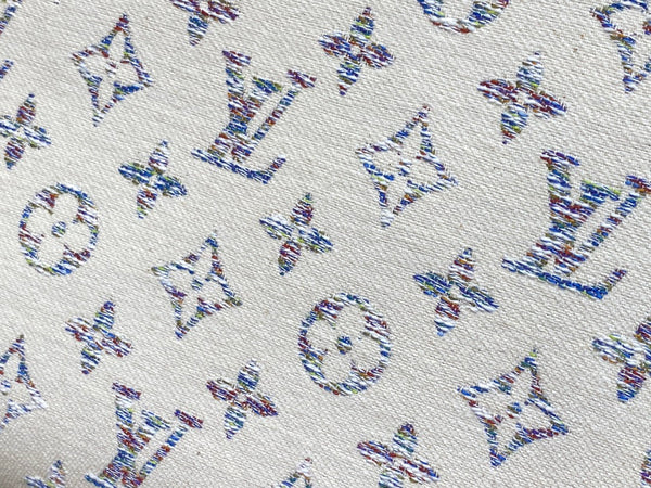 ONTHEGO MM 35CM MULTICOLOR BEIGE MONOGRAM JACQUARD FABRIC