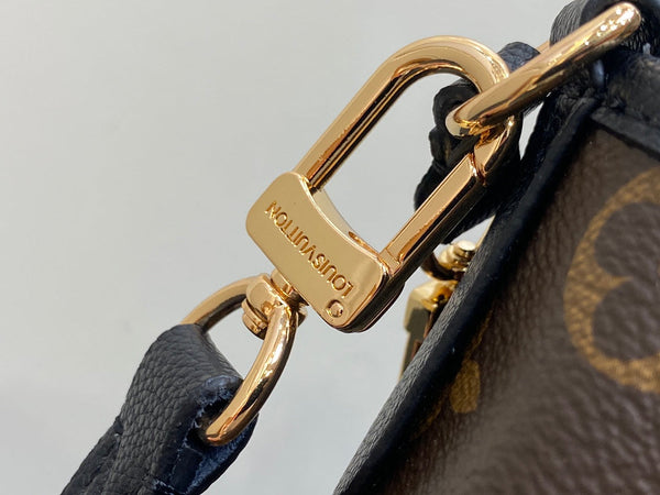 Neverfull 24 Bandoulière Inside Out BB Black Calfskin