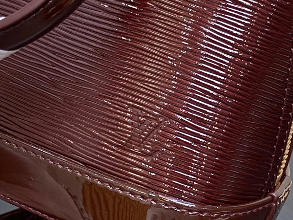 alma bb 23 bordeaux red epi calfskin