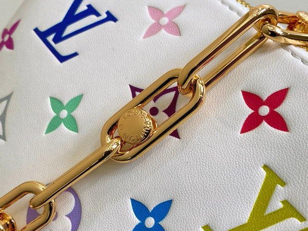 LV x TM COUSSIN Bag 26cm Multicolor Leather 329576