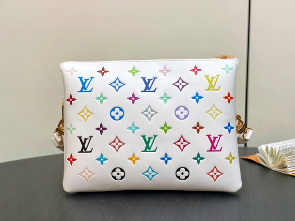 LV x TM COUSSIN Bag 26cm Multicolor Leather 329576