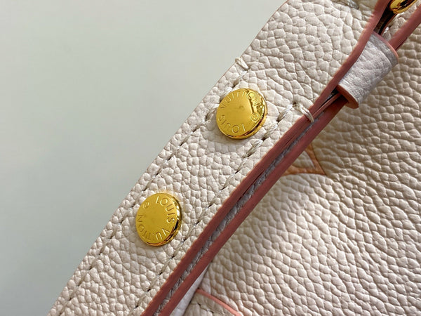 LV Boulogne Cream Grained Calfskin