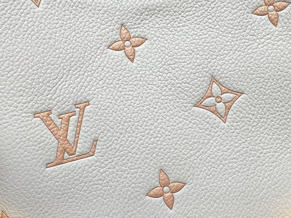 LV Boulogne Cream Grained Calfskin