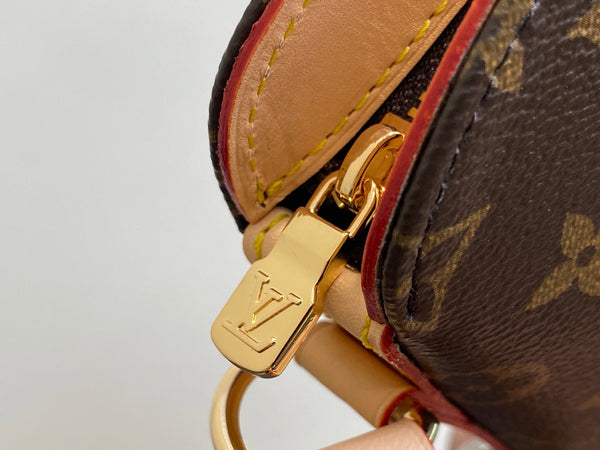 LV Drouot Shoulder Bag 22cm Brown Monogram Canvas