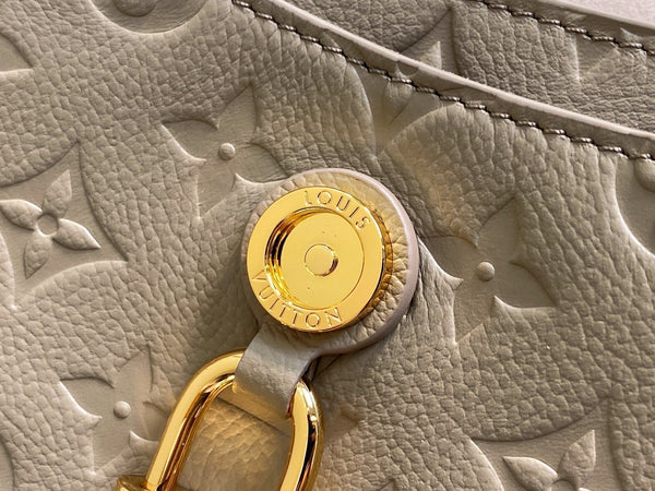 LV Anytime Flap Bag 29.5cm Dark Beige Calfskin