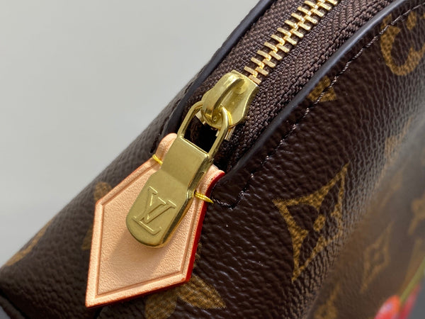 LV x TM Cosmetic Pouch PM Monogram Coasted Canvas