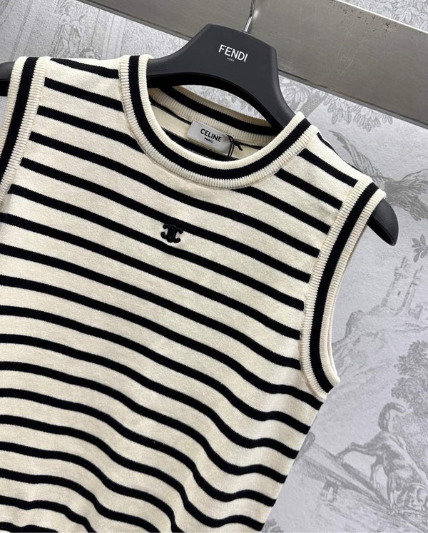 Celine 25C TRIOMPHE Wool Sleeveless 228962