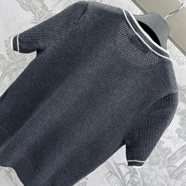 Miu 25 T-Shirt Black Wool 232002