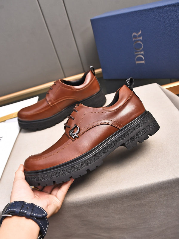 CD EXPLORER LACE-UP LOAFER BRICK CALFSKIN