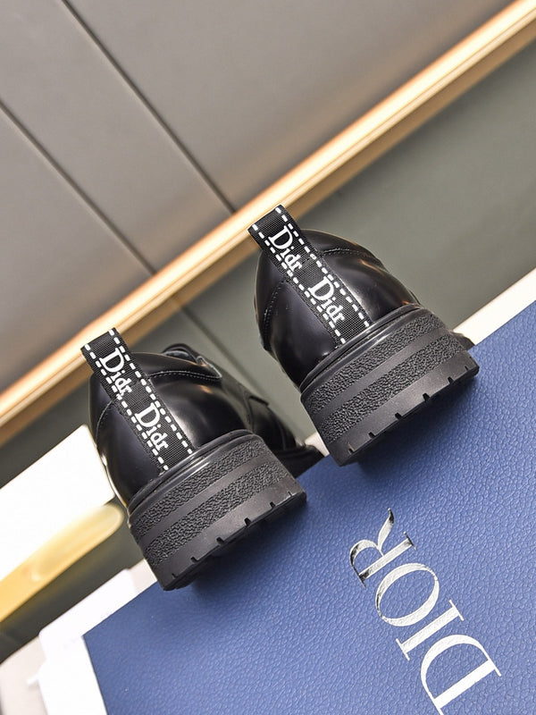 CD EXPLORER LACE-UP LOAFER BLACK CALFSKIN