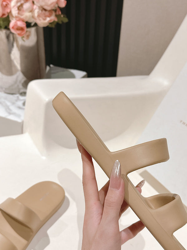 Sandalo The Row 25s Foam in gomma beige 340609