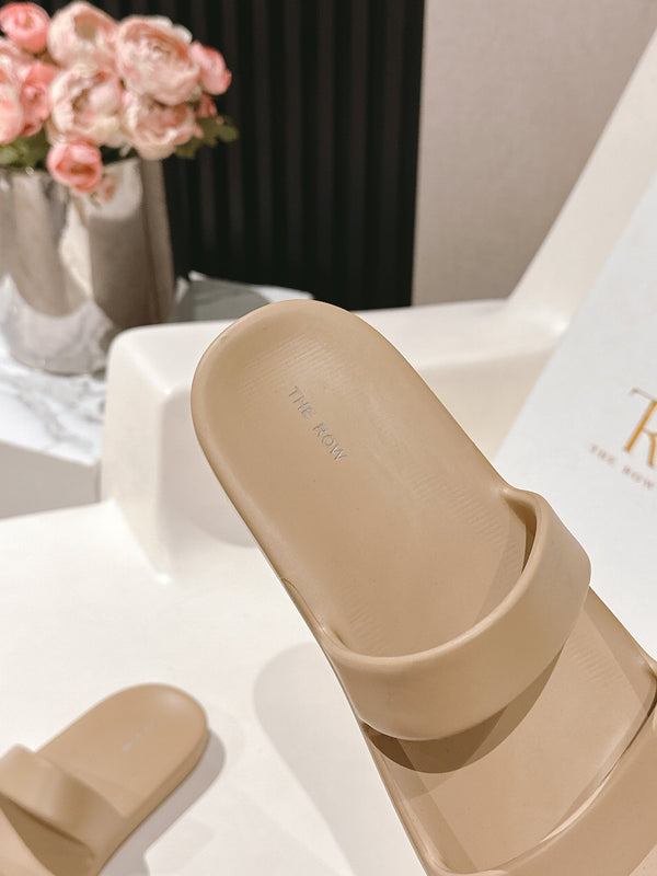 Sandalo The Row 25s Foam in gomma beige 340609