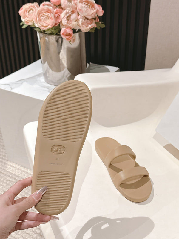 Sandalo The Row 25s Foam in gomma beige 340609