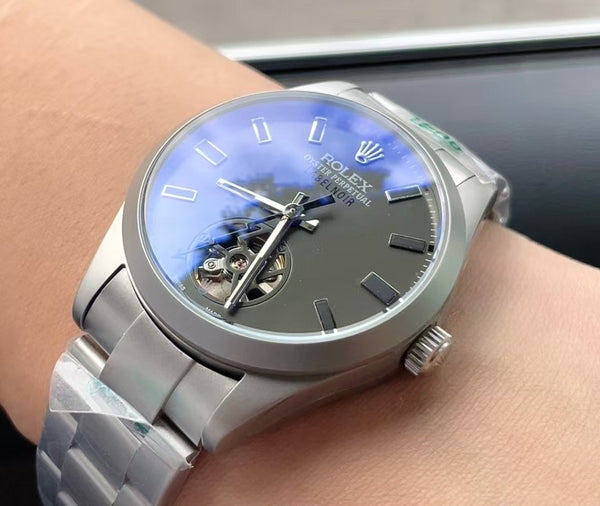 Rolex Oyster Perpetual 40mm Silver Grey