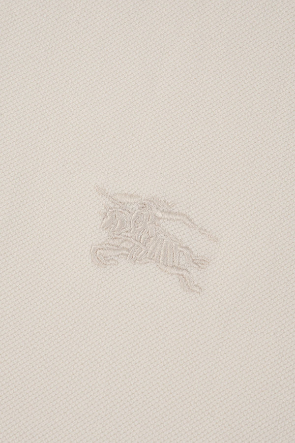 Burberry 25 Polo T- Shirt White Cotton 232685