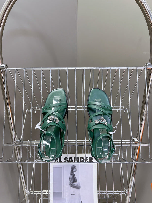 JUNE SANDAL COBALT CALFSKIN