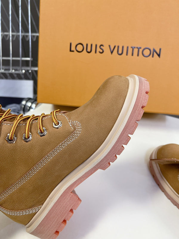 LV x Timberland Ankle Boot Brown Cowhide