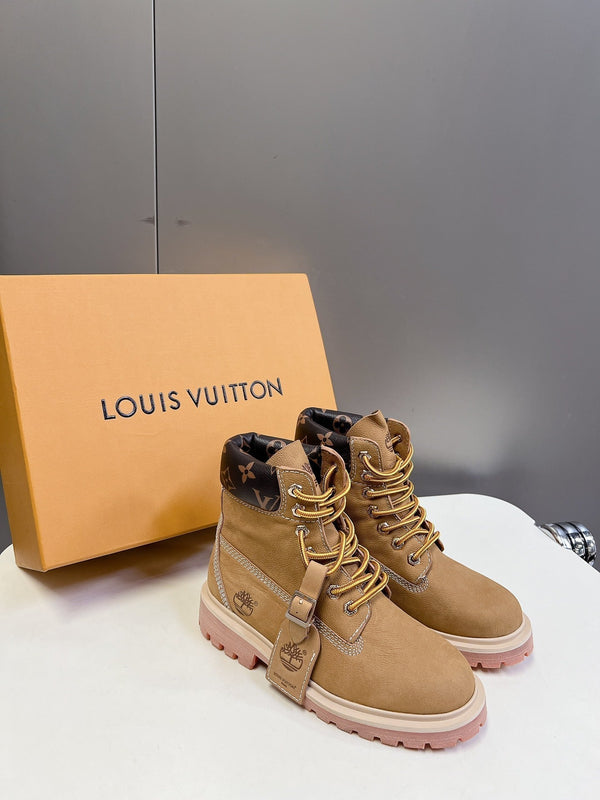 LV x Timberland Ankle Boot Brown Cowhide