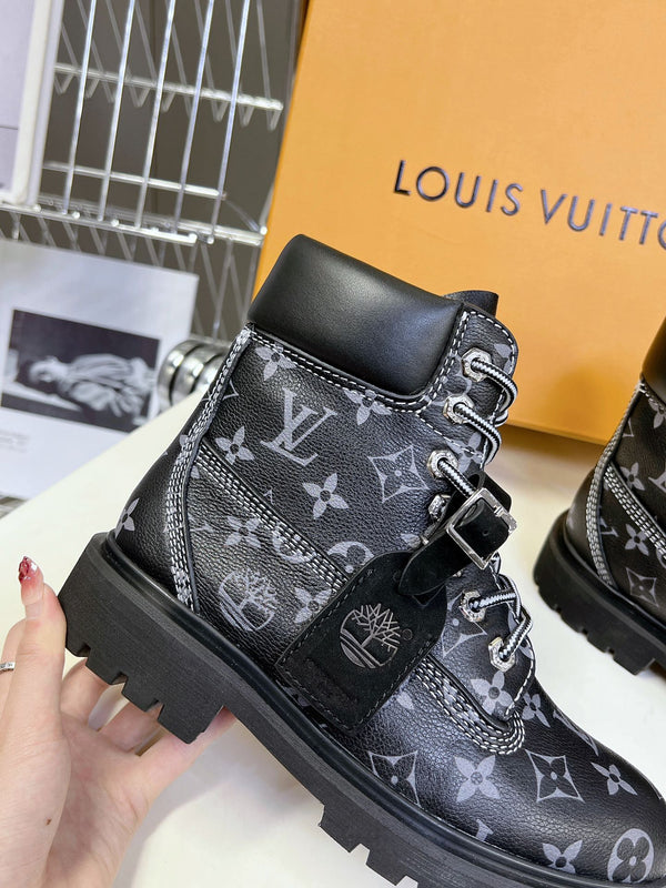 LV x Timberland 6-In Ankle Boot Black Monogram Cowhide