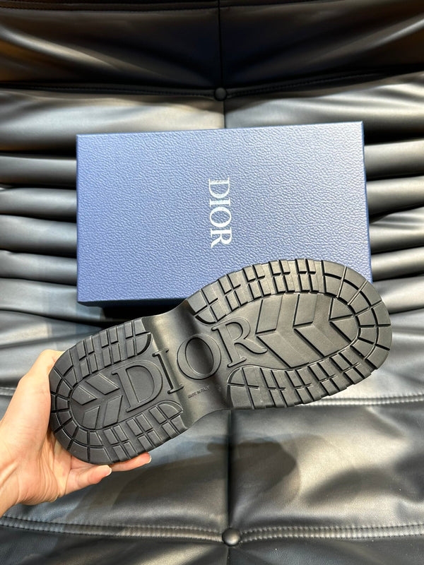 CD EXPLORER ICON LOAFER BLACK AND BRONZE FUR