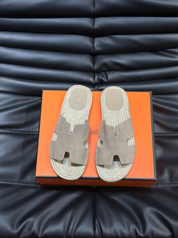 SANDALO ESPADRILLAS HM ANTIGUA IN CAMOSCIO BEIGE