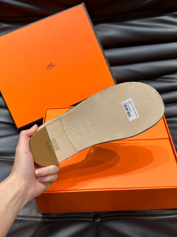 SANDALO ESPADRILLAS HM ANTIGUA IN CAMOSCIO BLU MARINO