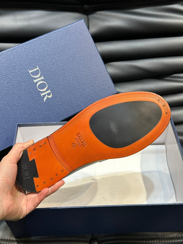 CD EXPLORER C-LETTER LOAFER BLACK CALFSKIN