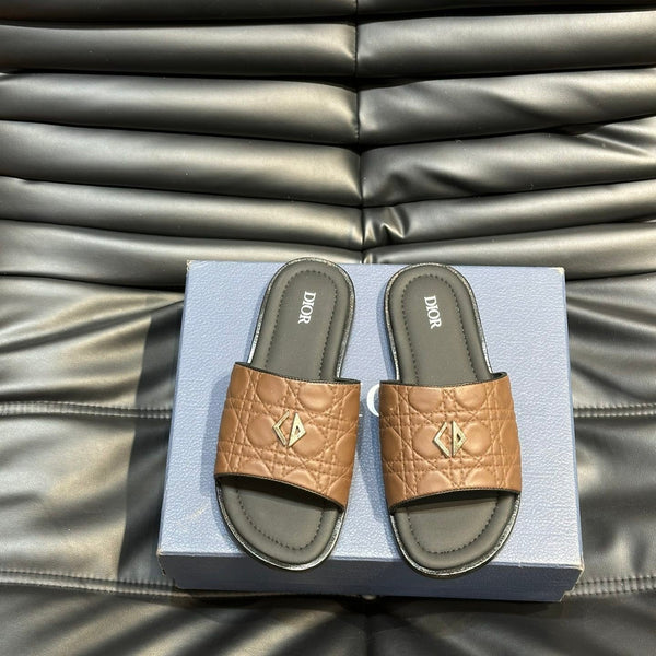 CD ALIAS SUMMER SLIPPER COPPER EMBOSSED CALFSKIN