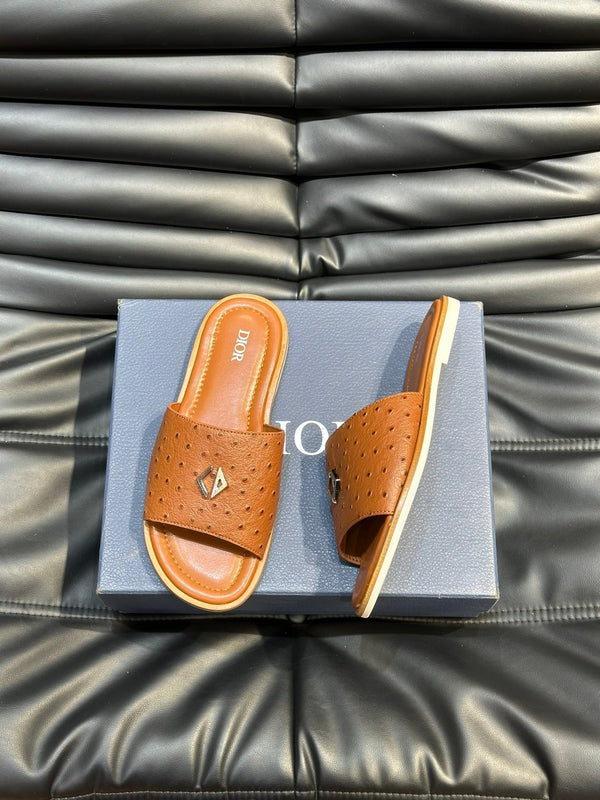 CD ALIAS SUMMER SLIPPER TIGER CALFSKIN