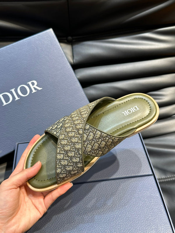 CD ALIAS SANDAL OLIVE JACQUARD