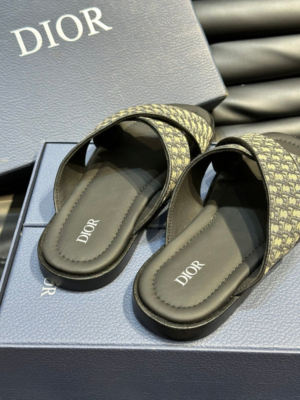 CD ALIAS SANDAL JUNIPER AND BEIGE JACQUARD