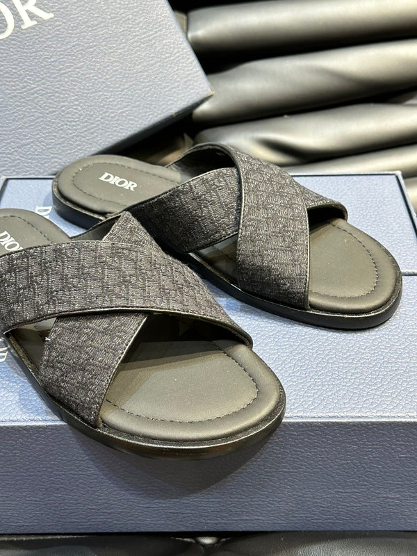 CD ALIAS SANDAL BLACK AND JUNIPER JACQUARD