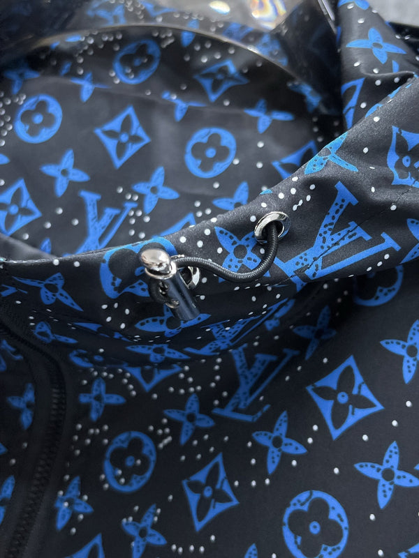 GIACCA MONOGRAMMA LV BLU COBALTO NERO MIX 239572