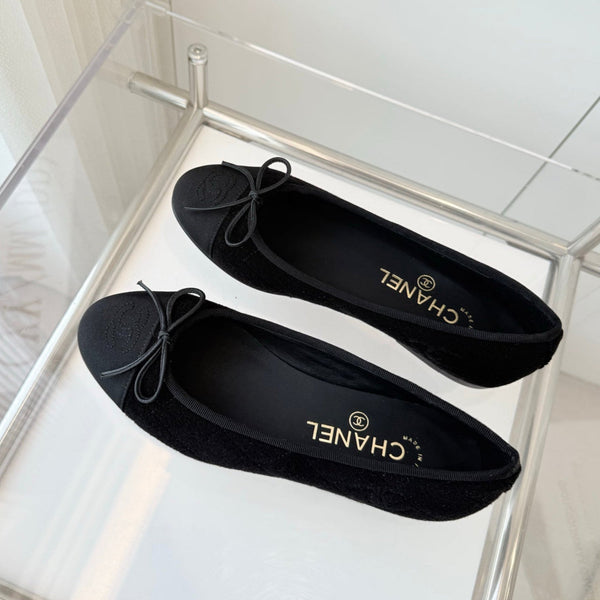 CC Ballet Flat Black Fabric 238774