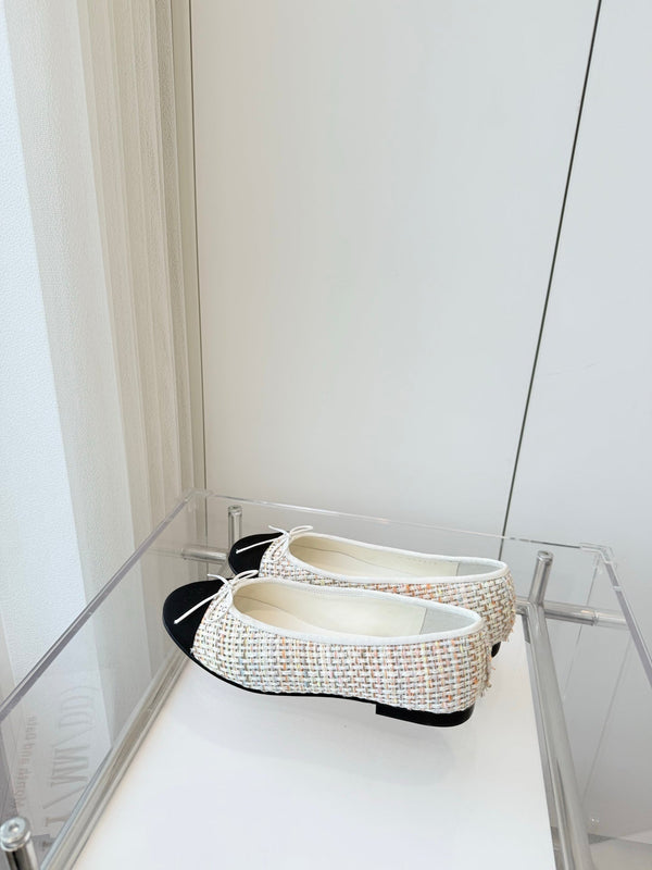 CC Ballet Flat Beige mix Multicolor Fabric 238775