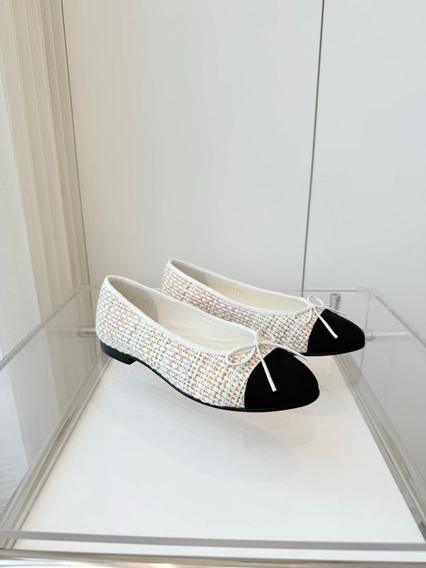 CC Ballet Flat Beige mix Multicolor Fabric 238775