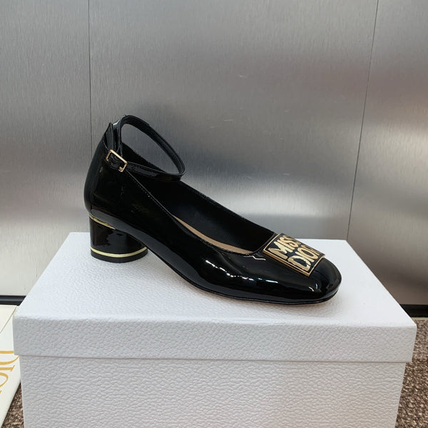 CD Miss Dior Pump 35mm Glossy Black Cowhide