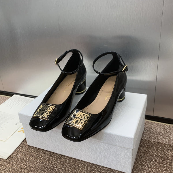 CD Miss Dior Pump 35mm Glossy Black Cowhide