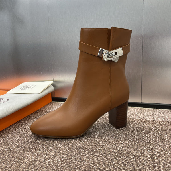 HM Saint Germain Ankle Boot 65mm In Gingerbread Calfskin  975167