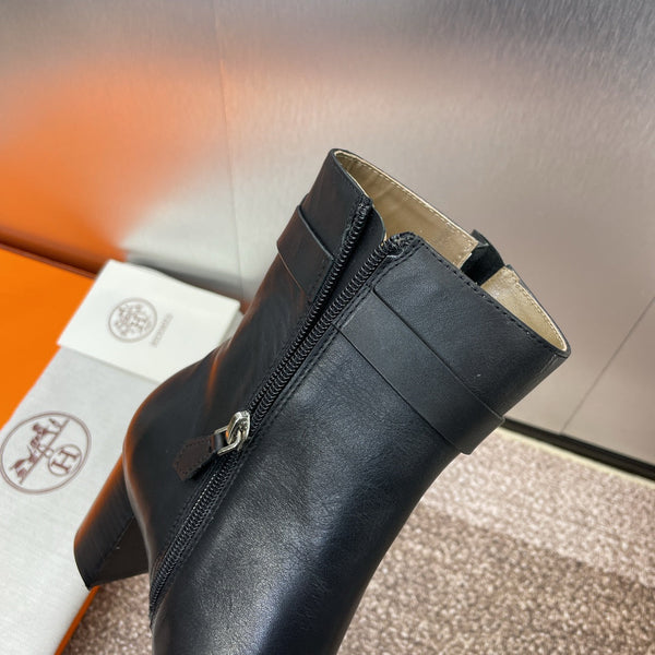 Stivaletto HM Saint Germain 65mm in pelle di vitello nera 975168