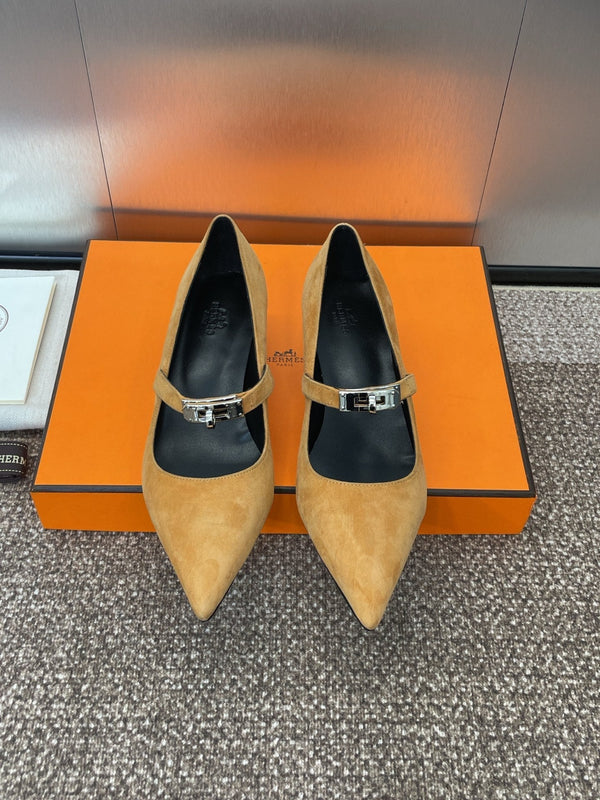 HM 25C Kiara 40 Pump Brown Suede 208276