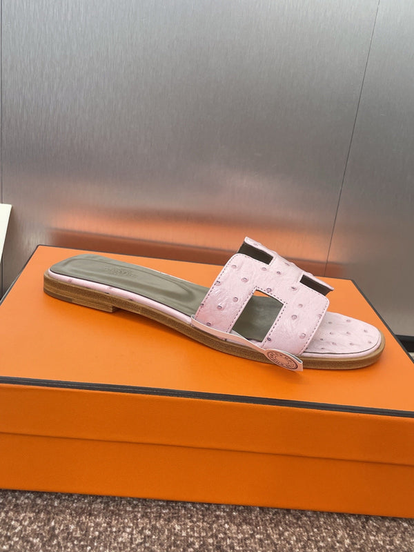 Sandali HM Oran in pelle di vacchetta rosa 320091