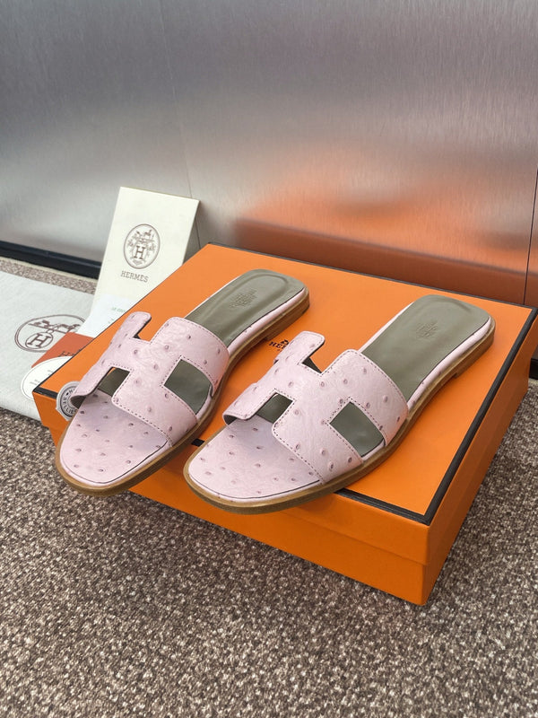 Sandali HM Oran in pelle di vacchetta rosa 320091