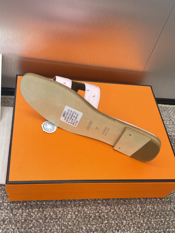 Sandali HM Oran in pelle di vacchetta rosa 320091