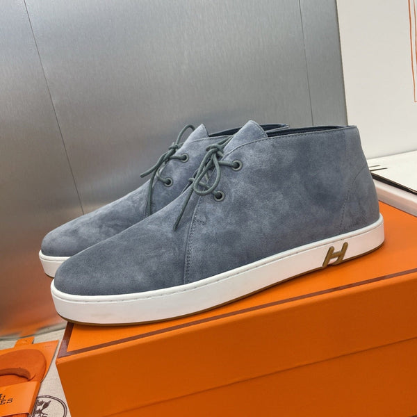 Sneaker HM 25 Klicker in pelle scamosciata grigia 373014