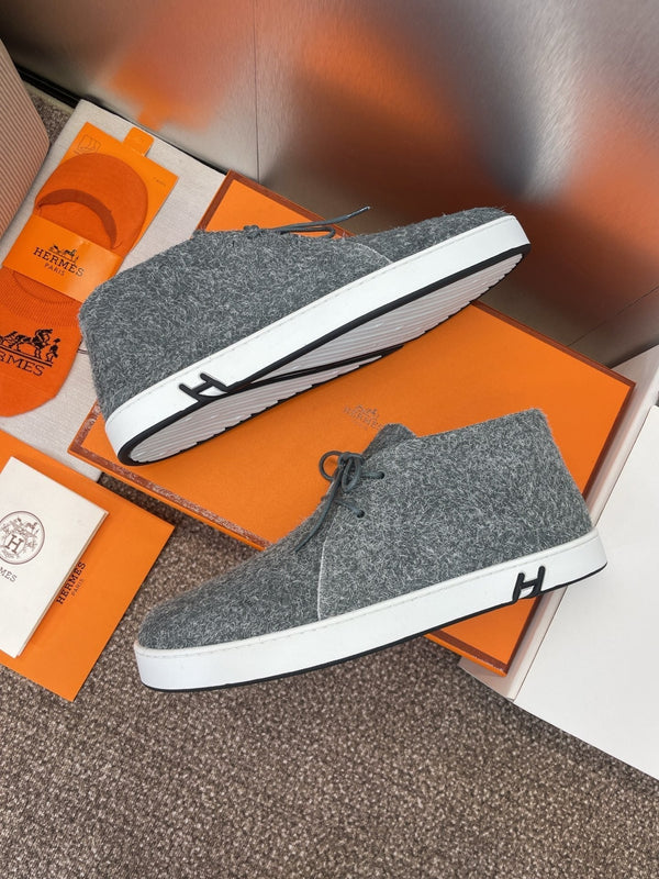 Sneaker HM 25 Klicker in pelle di vitello blu 373015