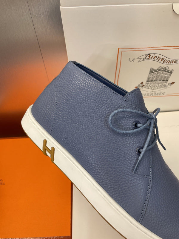 Sneaker HM 25 Klicker in pelle di vitello blu 373018