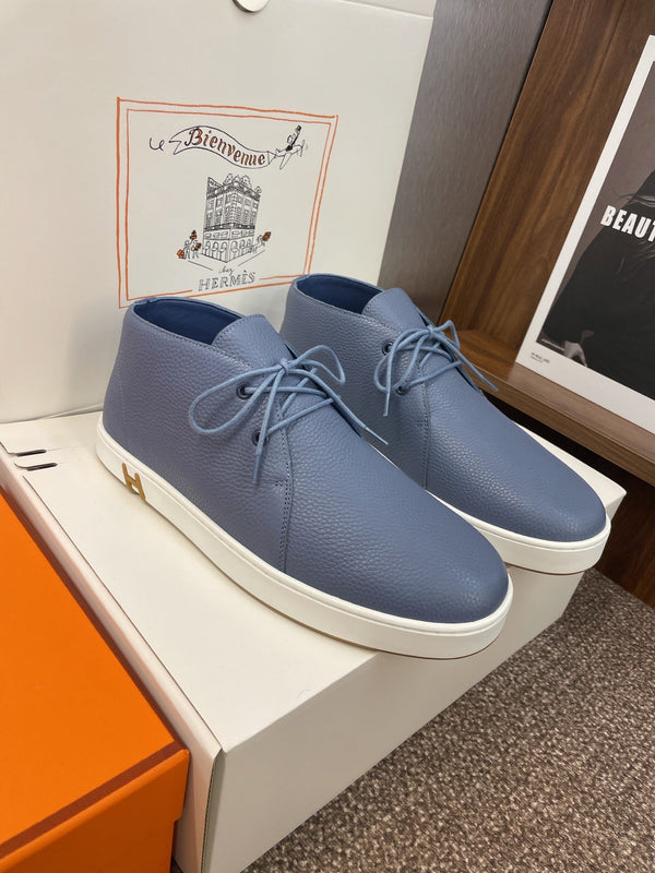 Sneaker HM 25 Klicker in pelle di vitello blu 373018